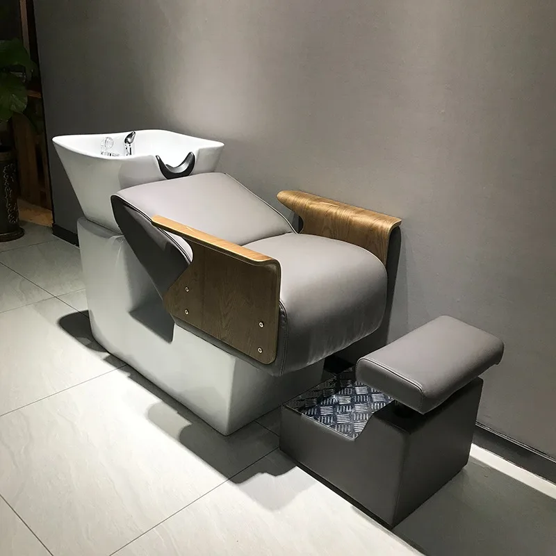 

Stretcher Spa Hair Shampoo Chair Wash Salon Products Professional Therapy Washbasin Bed Barber Sandalye Headspa Basin Bowl