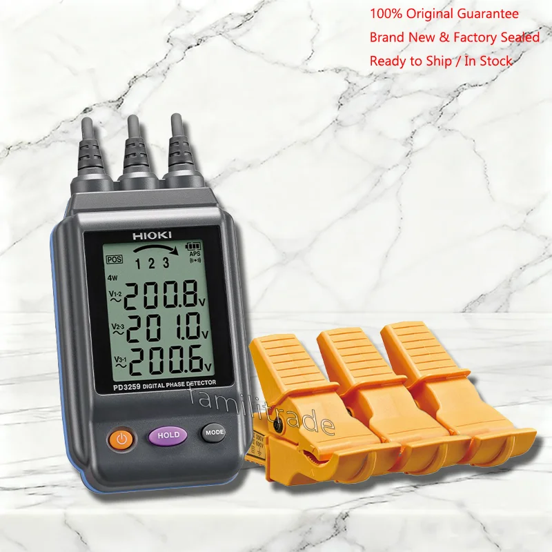 1PC NEW HIOKI PD3259-50 Phase Detector with Voltmeter In Stock Non-Contact 3-Phase AC90-520V CAT IV 600V IP54 Original Box