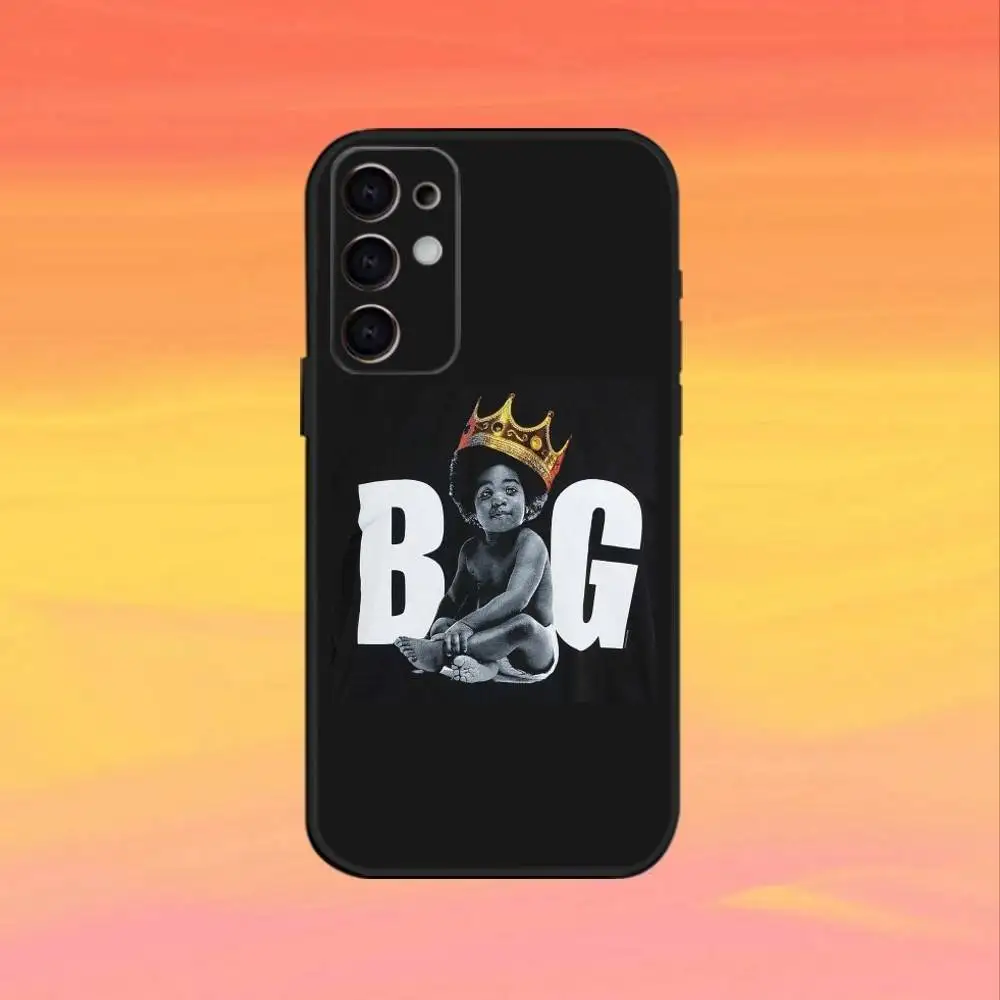 Biggie Smalls Notorious B-BIG Art  Phone Case For Samsung S25,S24,S23,S22,S21,S20,Ultra,Plus,FE Black Soft Cover