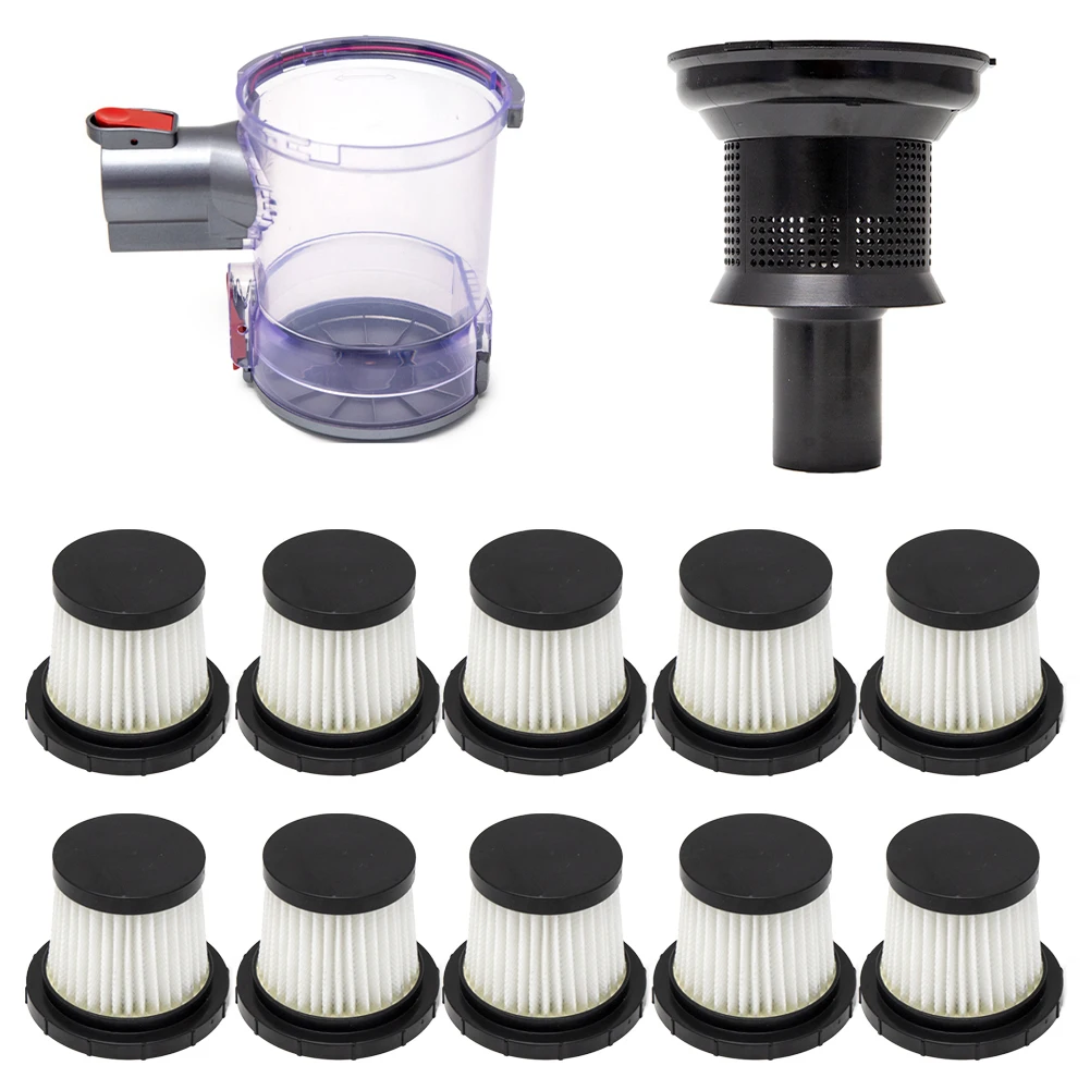 Dust Cup HEPA Filter For YTWO 10kPa 150W Cordless Handheld Vacuum Cleaner Parts
