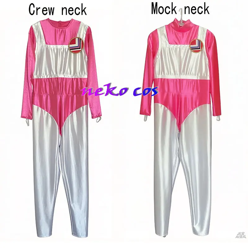 Nekocos Dengeki Sentai Changeman Change-Phoenix, macacão de tecido de cetim elástico, fantasia de cosplay, tamanho personalizado