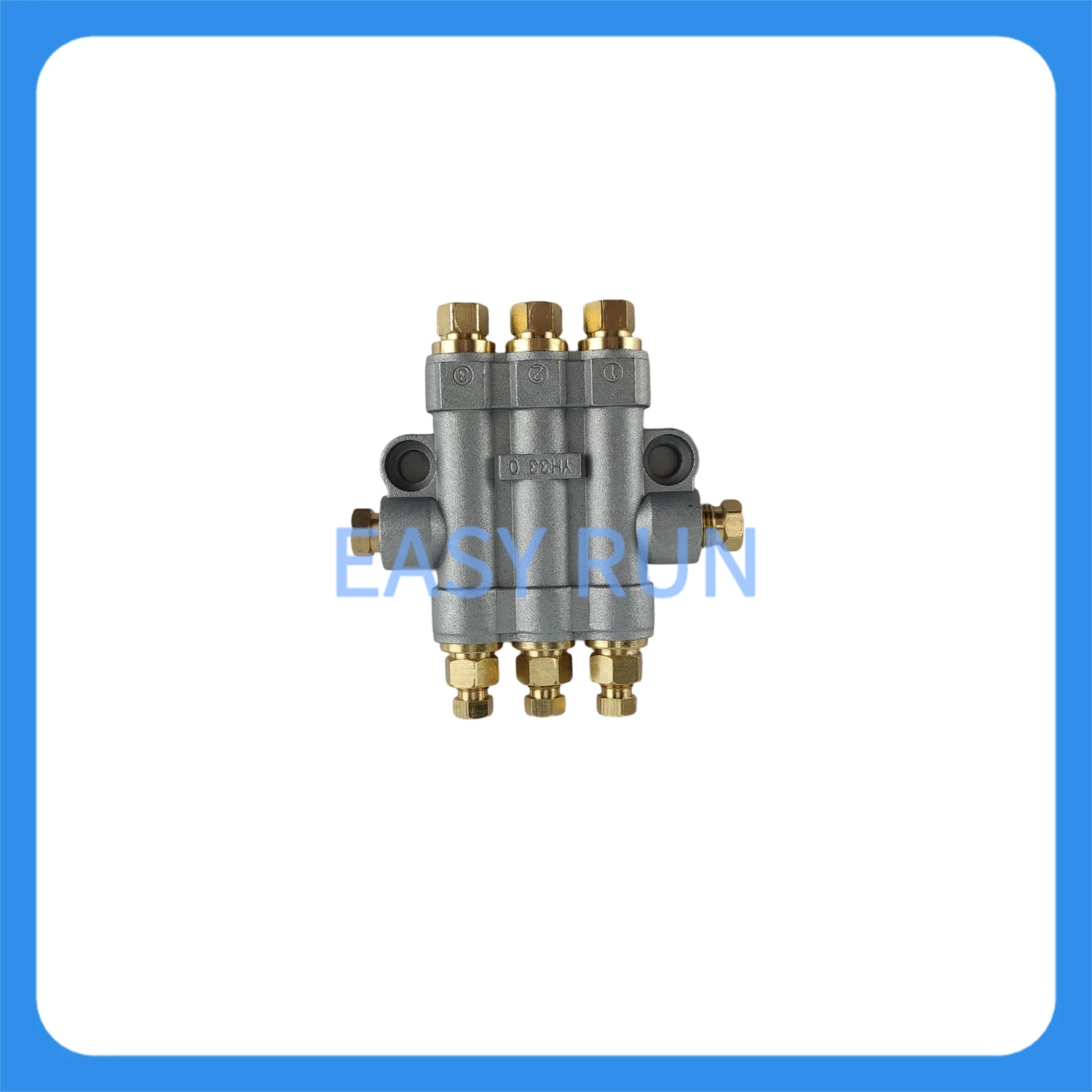 EASYRUN 2/3/4/5/6/7 Ways Detective Volumetric Grease Oil Distributor Value Manifold Block For Centralized Lubrication System