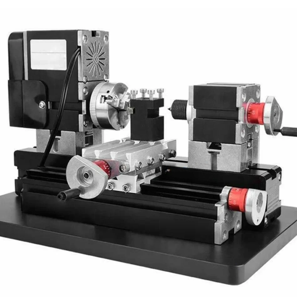 

Grote Power Mini Metalen Roterende Draaibank 12000Rpm 60W Motor Groter Processinglathe Machine