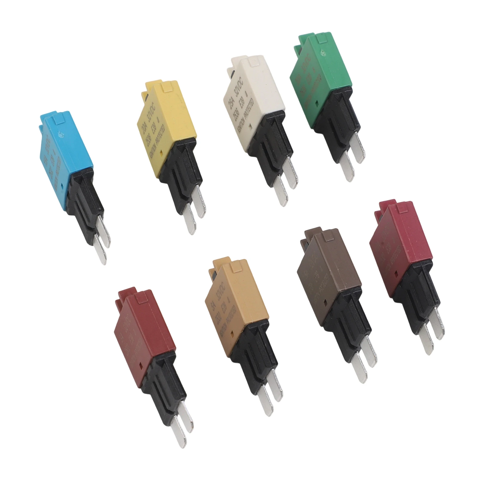 

8x Car Manual Reset Fuse 3A 5A 7.5A 10A 15A 20A 25A 30A Mixed Car Pack Circuit Breaker Blade For Marine Boat RV Truck Cars