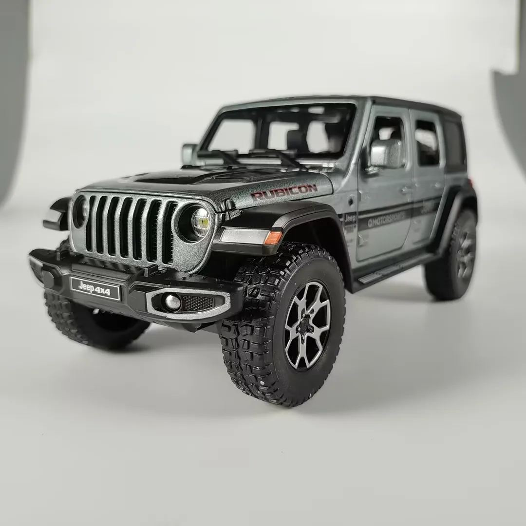 1:22 Jeep Wrangler Rubicon Off Road SUV, литая под давлением модель автомобиля, коллекция металлических сплавов, модные игрушечные украшения, домашнее хобби, День святого Валентина