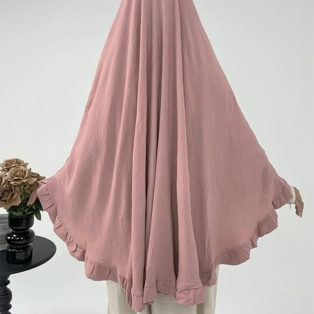 

Рамадан Химар Абая с рюшами, Арабия, Турция, Ислам, Мусульманская одежда, Хиджаб, Молитвенная одежда, Абаи для женщин, Кебая, Женский мусульманский халат, Никаб