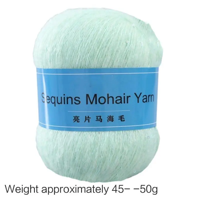 652F Soft Sequins Yarn for DIY Sweaters and Hats Great Gift for Handmade Enthusiasts