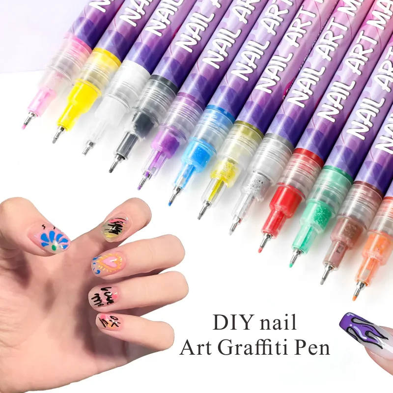 ปากกาอะคริลิคสำหรับเพ้นท์เล็บ  - Illustration Marker Set บทวิจารณ์และราคา