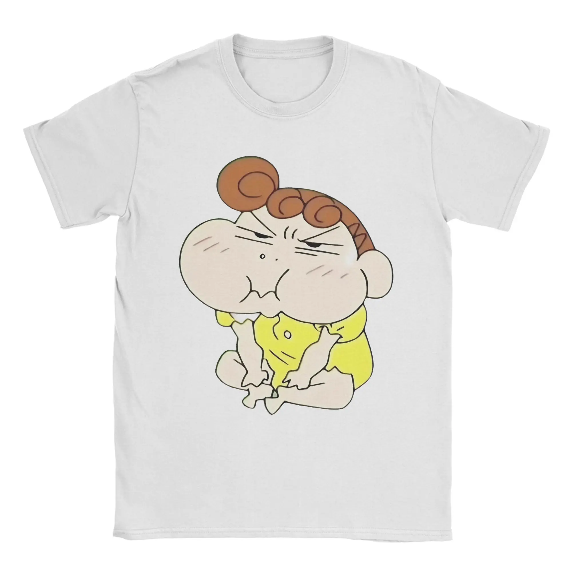 Men Women's C-Crayon S-Shin-chans Hima‑chan T Shirts  Cotton Clothes Funny Short Sleeve Round Neck Tee Shirt Gift Idea T-Shirts