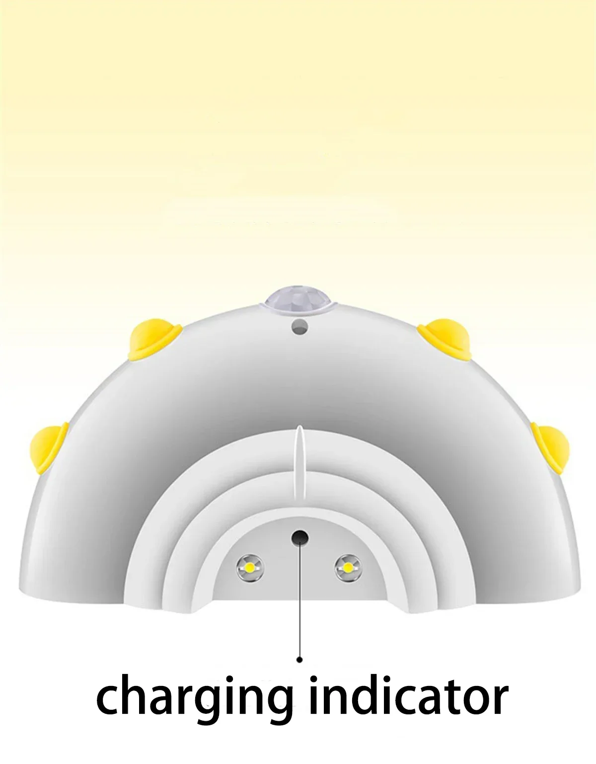 UFO النمذجة LED الممر ضوء الليل الأشعة تحت الحمراء التحكم عن بعد محس حركة الجسم المنزل ليلة مصباح المغناطيسي الذكية انخفاض الشحن