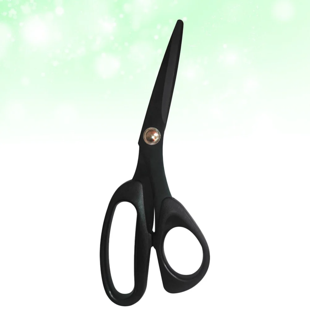 1 قطعة مقص مع طلاء Ptfe مقصات تسجيل للرياضة الشريط ضمادة التشذيب خفيفة الوزن مقص Ptfe الأسود #5