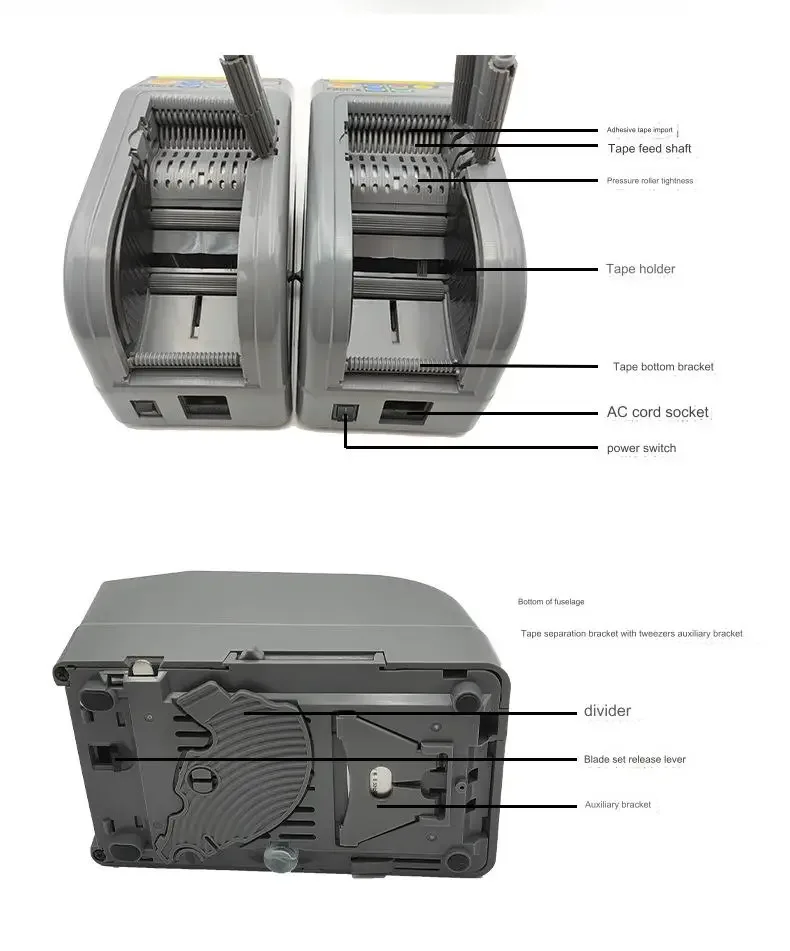Dispenser di nastro automatico semiautomatico Zcut-9