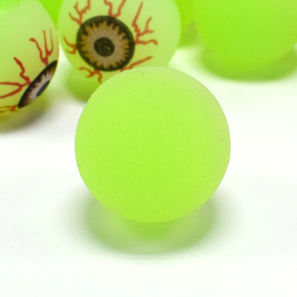 

Lifelike green luminou magic eye elastic ball fluorescent eye ball elastic ball rubber ball 2026 Halloween toy has an atmosphere