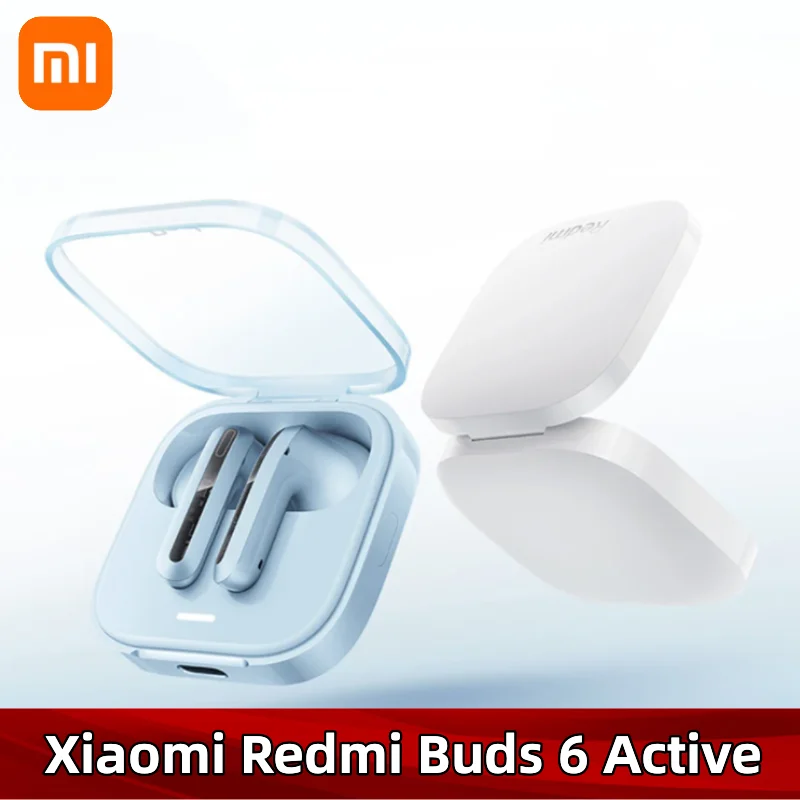 Беспроводные наушники Xiaomi Redmi Buds 6 Vitality Version, Bluetooth 5,4, шумоподавление, время автономной работы 30 часов, 5 режимов настройки