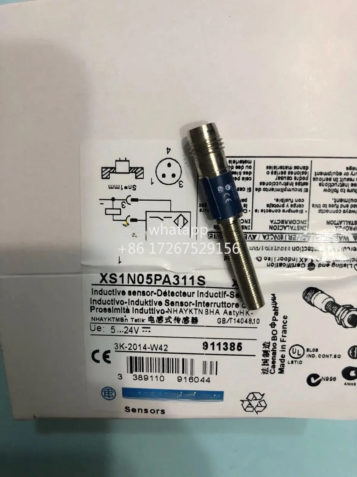 

NEW 1PC XS1N05PA311S PROXIMITY SWITCH SENSOR 5-24 VDC