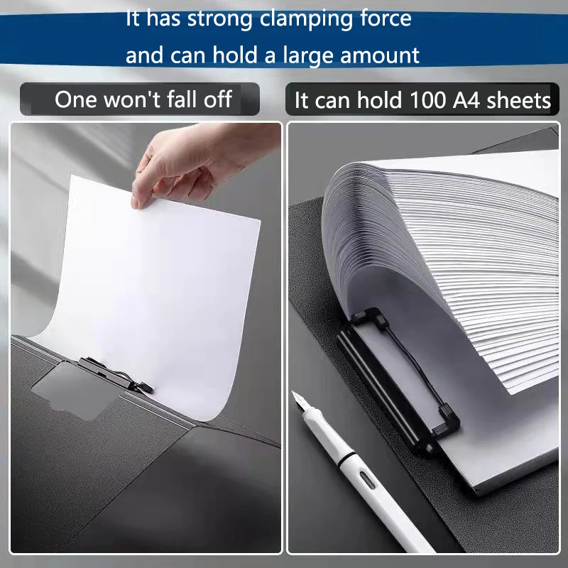 Frosted File Folder Student Test Paper Folder Data Storage Book Office Supplies Board File Folder Writing Board Single Folder