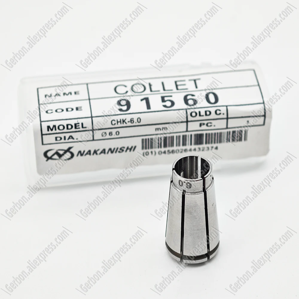 

NAKANISHI CHK-6.0 6.0mm NSK Spindle Collet Chuck CHK Group Chuck Lock Mouth Collet Code 91560