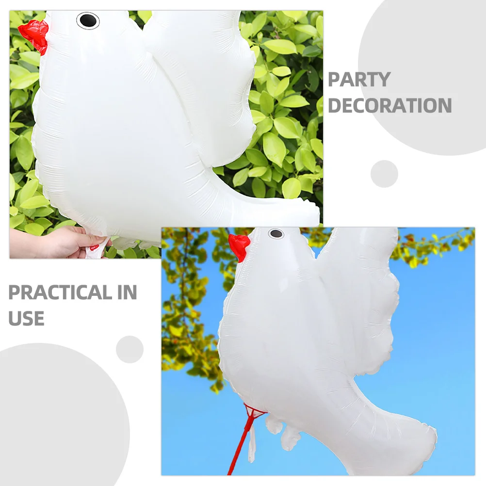 

10Pcs Memorial Dove Balloons Heavy Duty Party Favors for Funeral Wedding Birthday Party Backdrop Balloon Decor