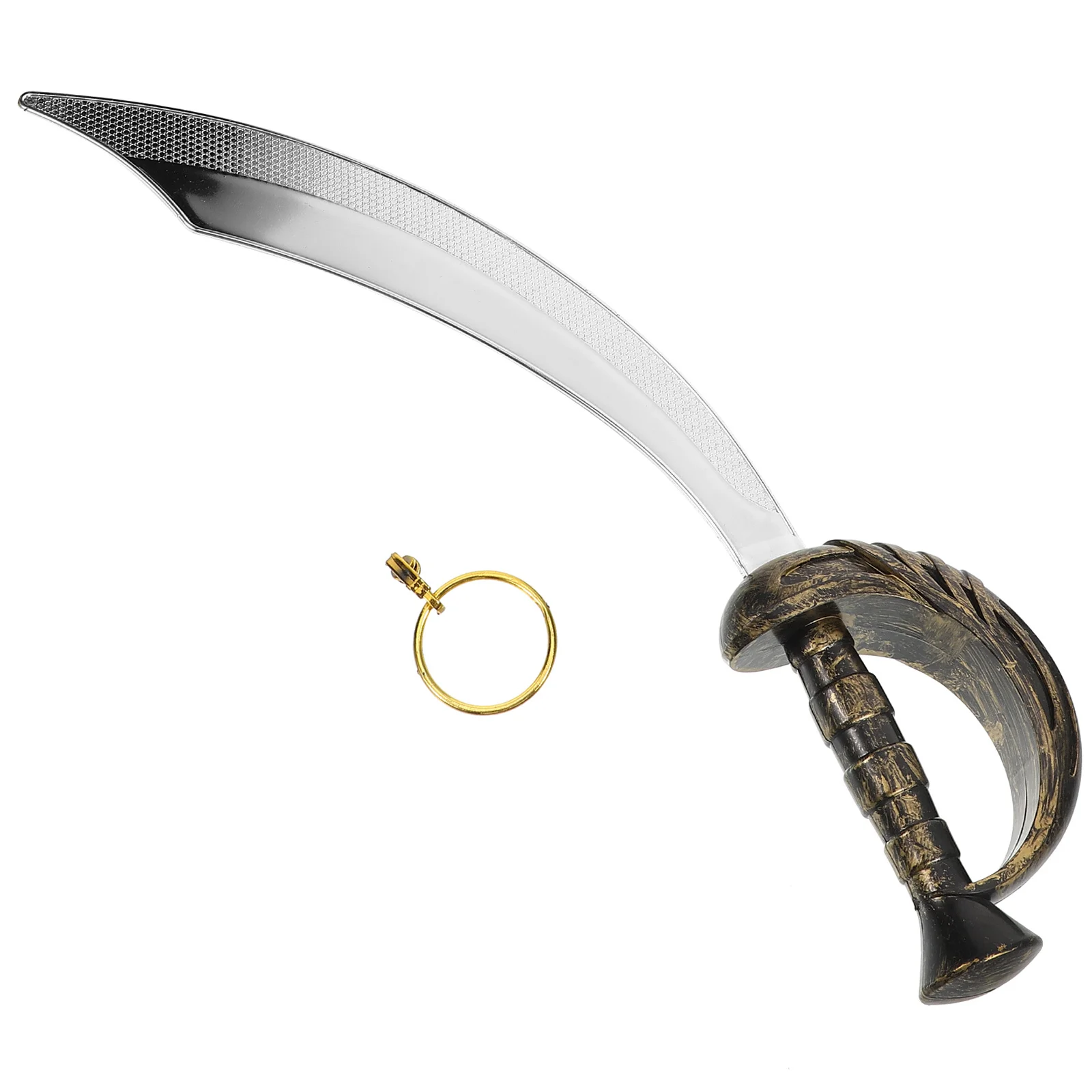 Cosplay pour fête d'halloween, accessoires de Pirate, accessoire d'épée en plastique, Costume pour enfants, cadeau de Festival, ensemble de jeu de Pirate, boucle d'oreille