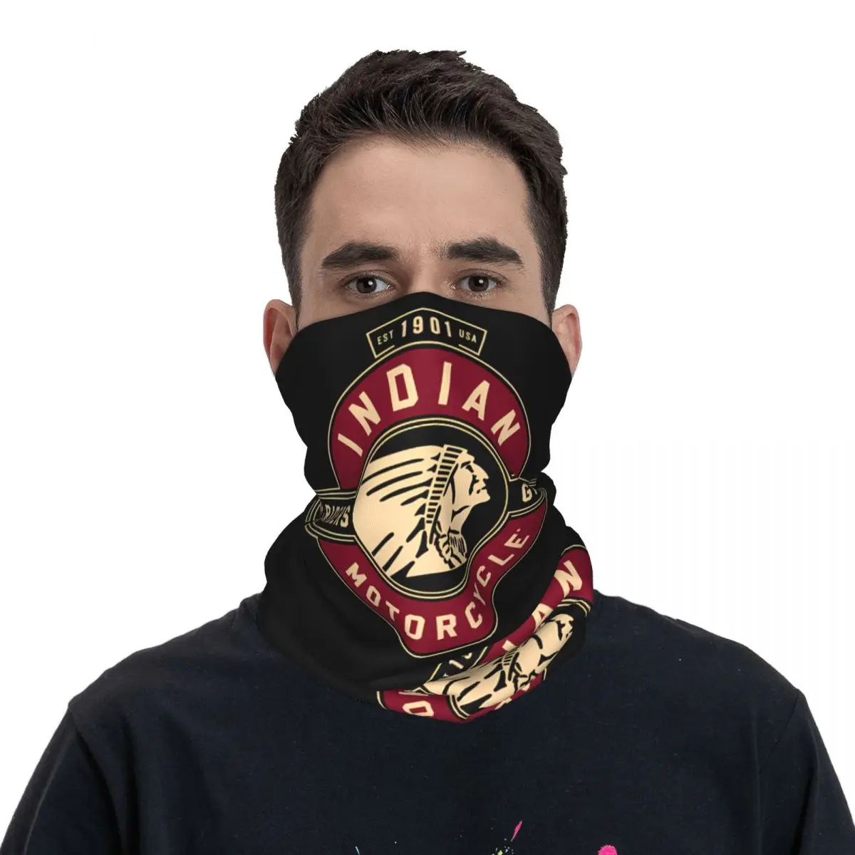 Individuality Indian Bufanda fina Bandana Cuello Polaina Cara Cubierta Diadema