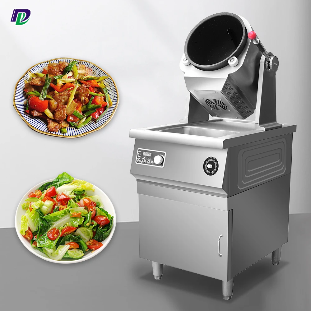

Restaurant Fried Rice Machine Rotating Smart Robot Cooker Wok Chef Automatic Cooking Machine Intelligent Cooking Robot for Hotel