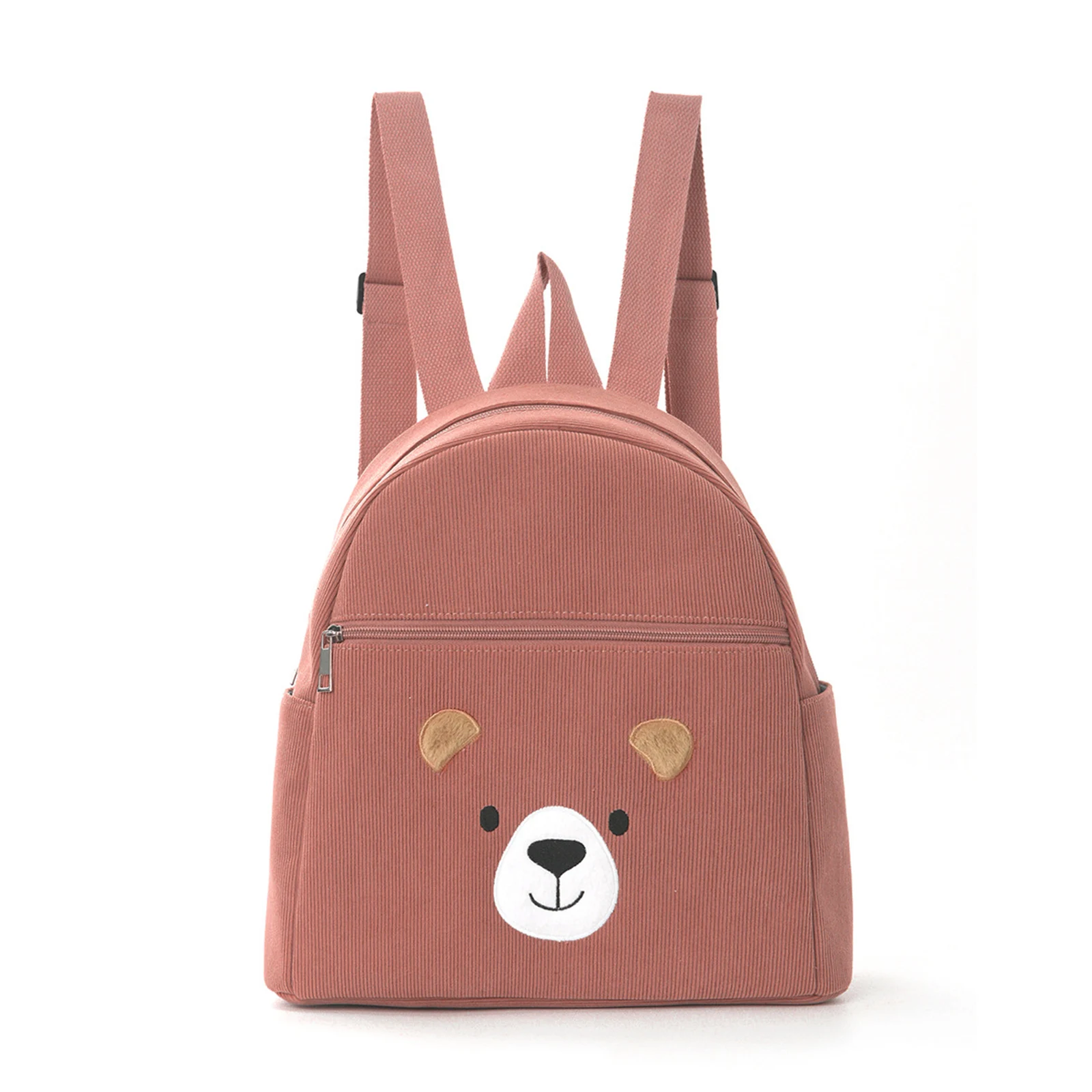 

Embroidered Name Large-Capacity Backpack Cute Children'S Cartoon Student Fashionable And Casual Bear Schoolbag