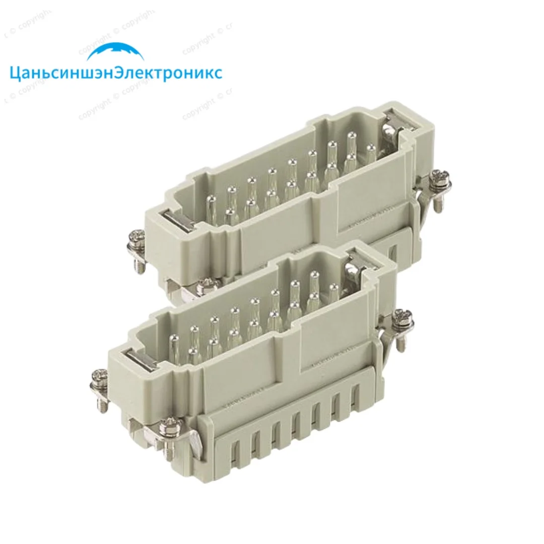 

09330162626 HARTING 16A32-pin male ferrule cage shrapnel wiring