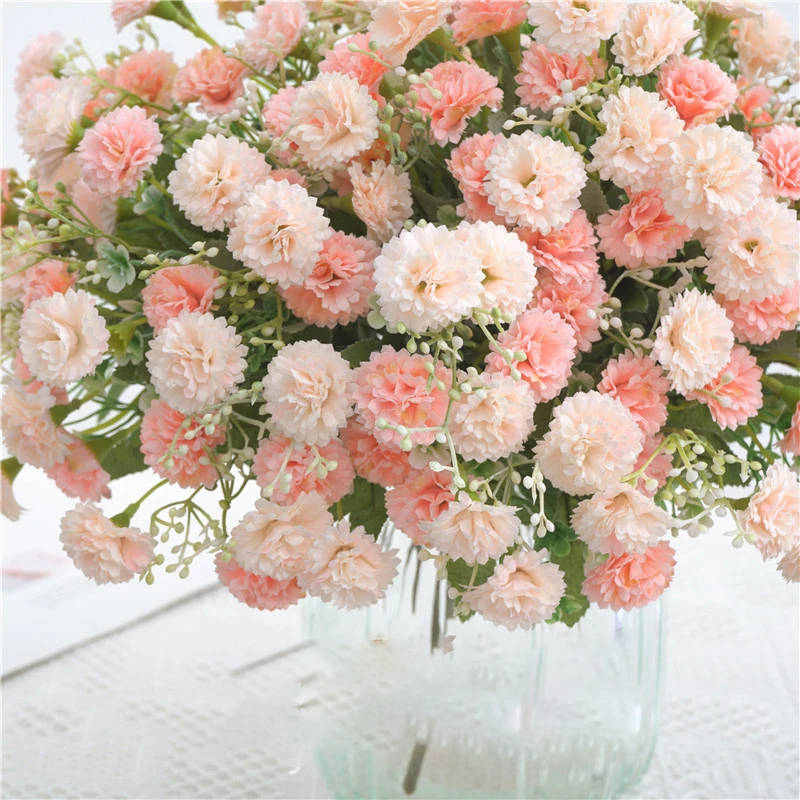 Künstliche Seidenblume Hortensie Flieder für Zuhause, Hochzeit, Brautstrauß, DIY-Geschenk, Bogen, Festival, Weihnachten, Tischdekoration, Garten, Girlanden – Detail 14