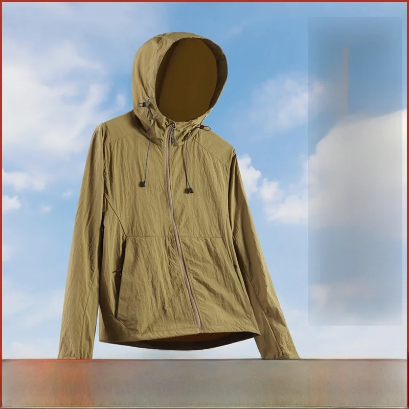 

Ultra-Light Breathable UPF50 UV Protection ex Hiking Mountain Climbing Sunscreen Jaet Youth Faion Spring Summer