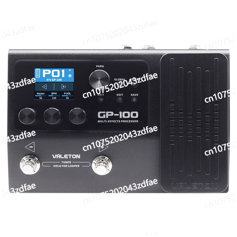 GP-100 Electric Guitar Comprehensive Effects Acoustic Guitar Bass Drum Machine Rhythm Phrase Loop IR