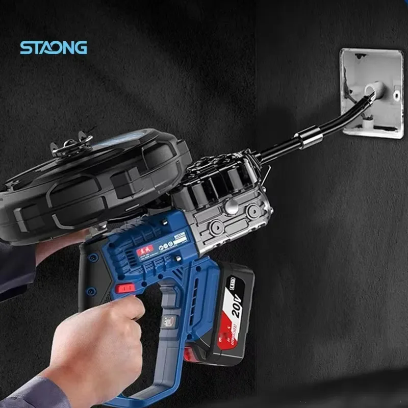 Automatic Electric Puller Through Wall Electrician Stringing Machine Wall Threading Machine for Water and Electrical
