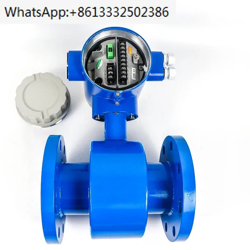 Digital RS485 DN 300 PN10 Stainless Steel Plug-In Electromagnetic Water Flow Meter