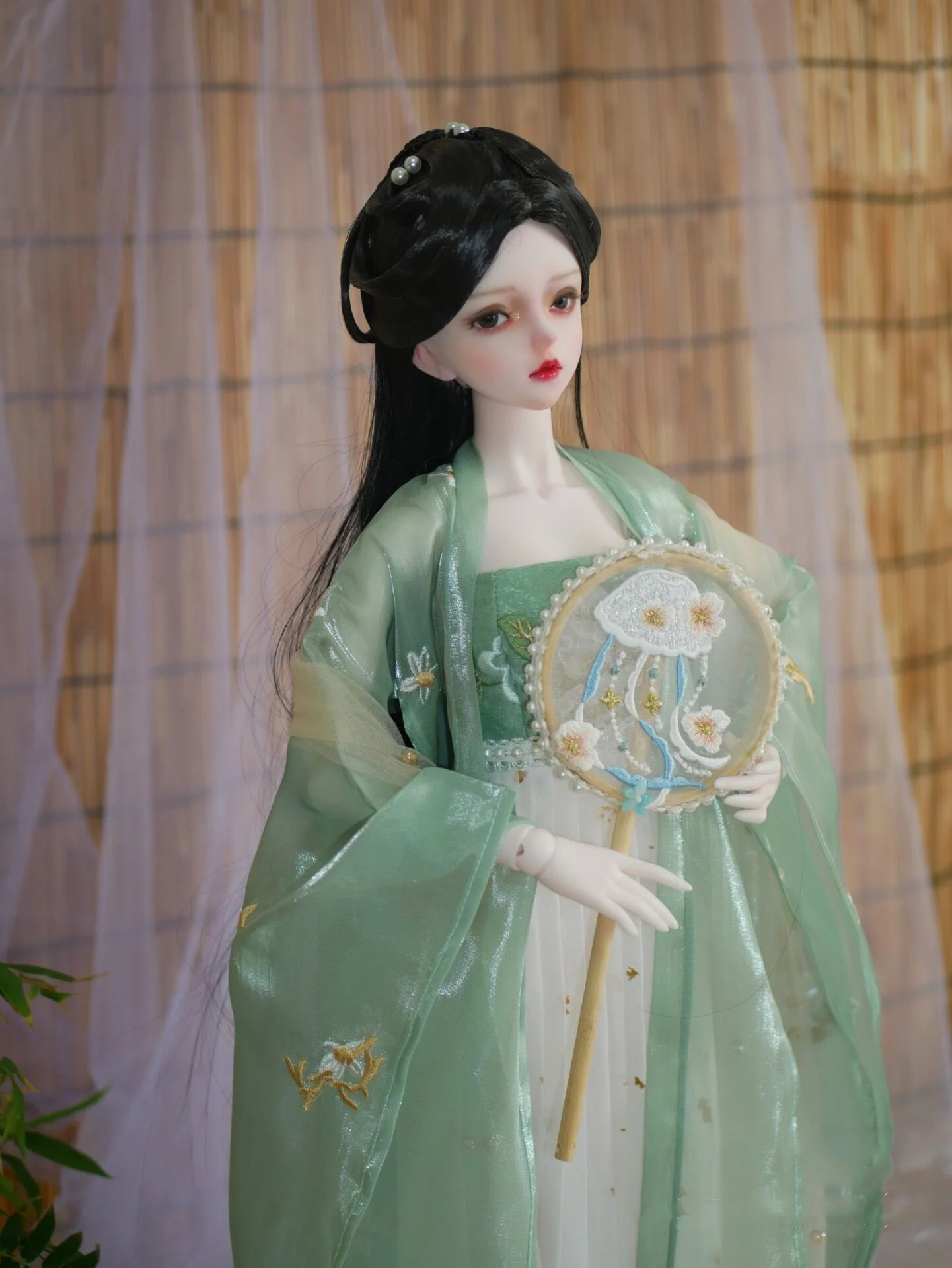 1/4 1/3 Scale BJD Clothes Ancient Costume Fairy Dress Chinese Hanfu Outfit For BJD/SD MSD SD13 Big Girl Doll Accessories C1853