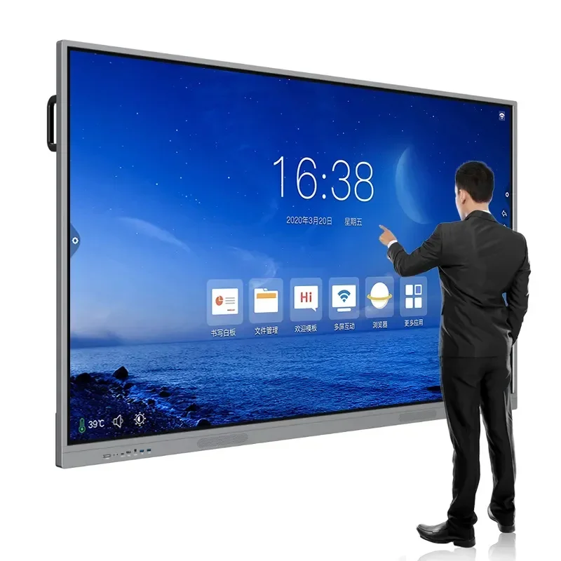 2023 Science Education Equipment Teaching All-in-one Smart Whiteboard Electronic Teaching Board Interactive Whiteboard