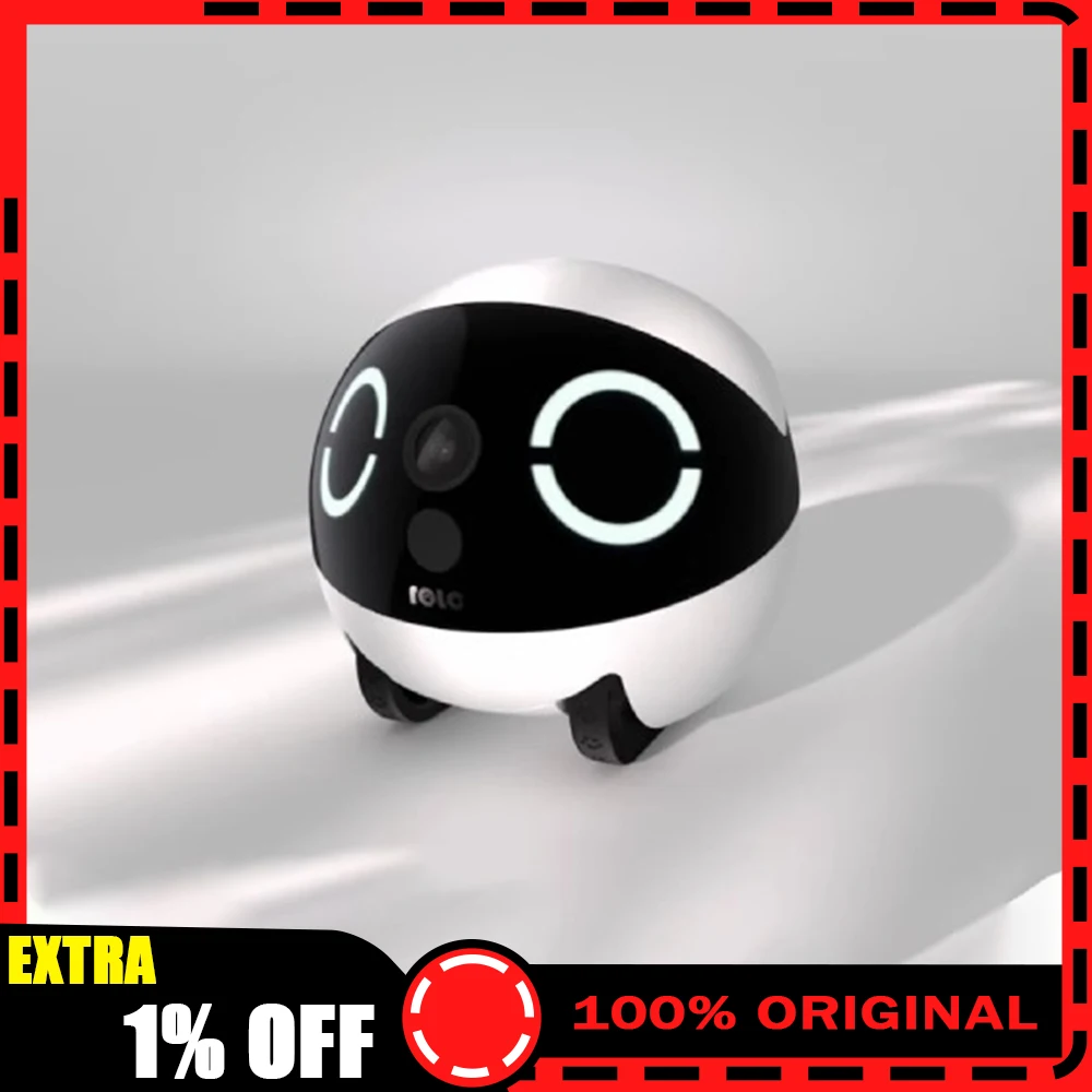 

Enabot ROLA Mini Smart Robot Интеллектуальная мобильная камера Домашний мониторинг Беспроводной домашний робот-мониторинг домашних животных в помещении Подарки