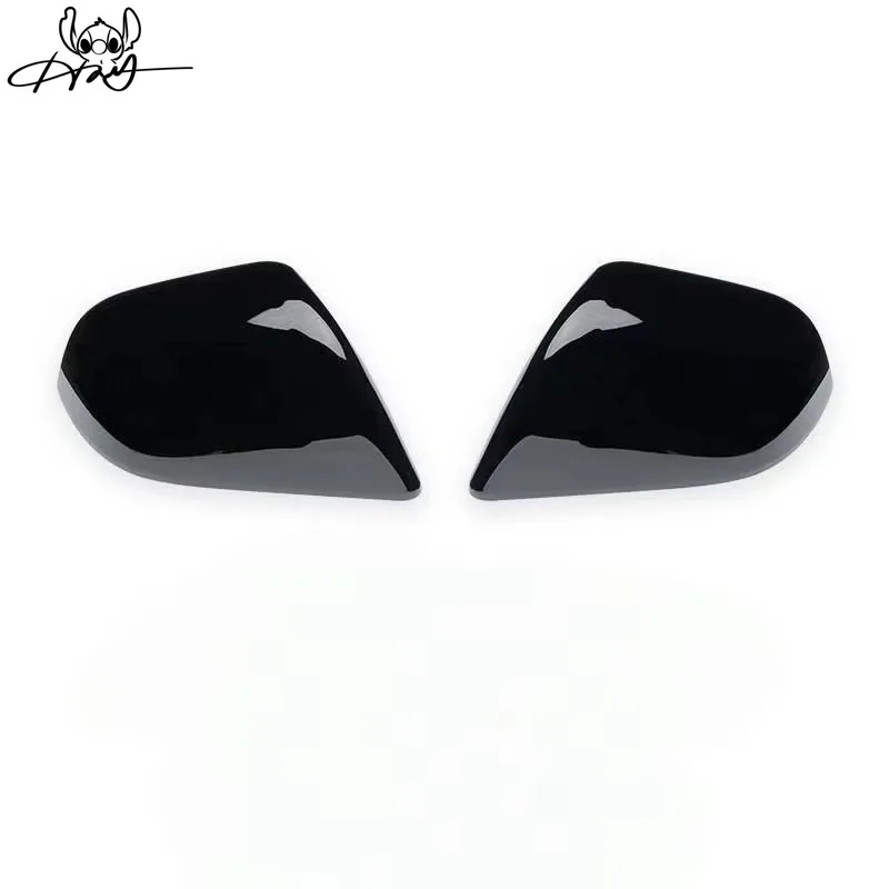 Suitable for Model 3/Y modified protective cover, carbon fiber pattern rearview mirror protective cover
