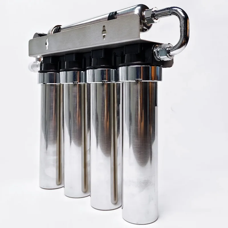 Household manual stainless steel water purifier filtration system Level 5 soft water treatment Ultrafiltration