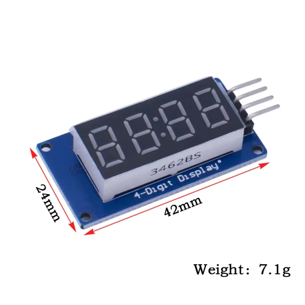 TM1637 LED Display Module For Arduino 7 Segment 4 Bits 0.36 Inch Clock RED Ano Digital Tube Four Serial Driver Board Pack