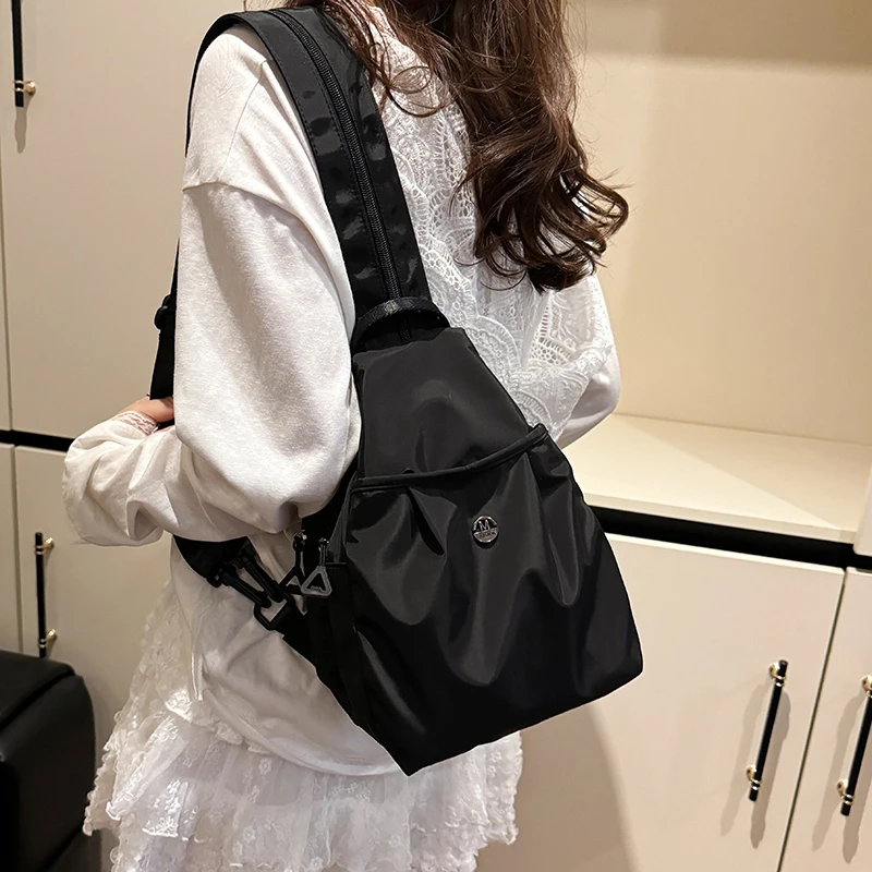 

Outdoor Simple Casual Travel Large Capacity Oxford Cloth Sports Backpack Fashion Trendy Commuting Storage Bags