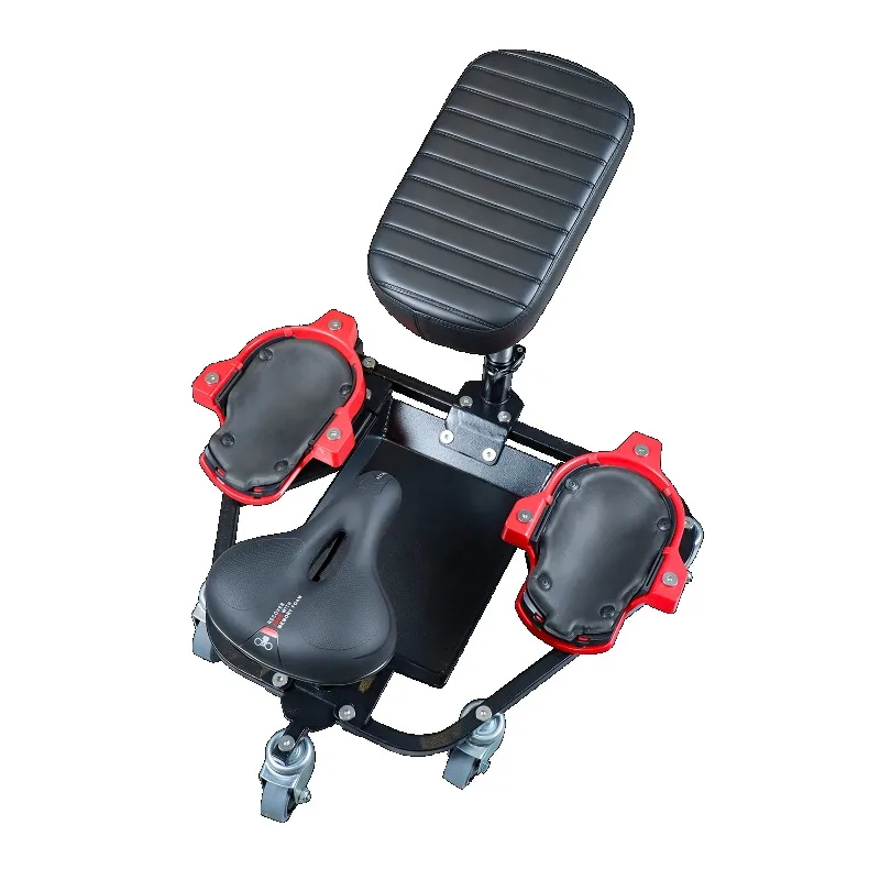 GZ100 kneeling crawler with chest rest, roller knee pads, roller floor tools OEM