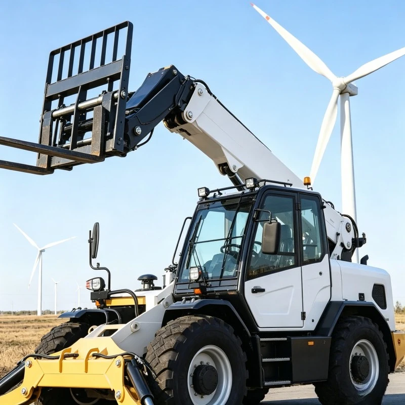 FOBLoader With Extended Boom Articulated Shovel For Construction Earthmoving Aggregate Handling Quarry Site Operations Machinery