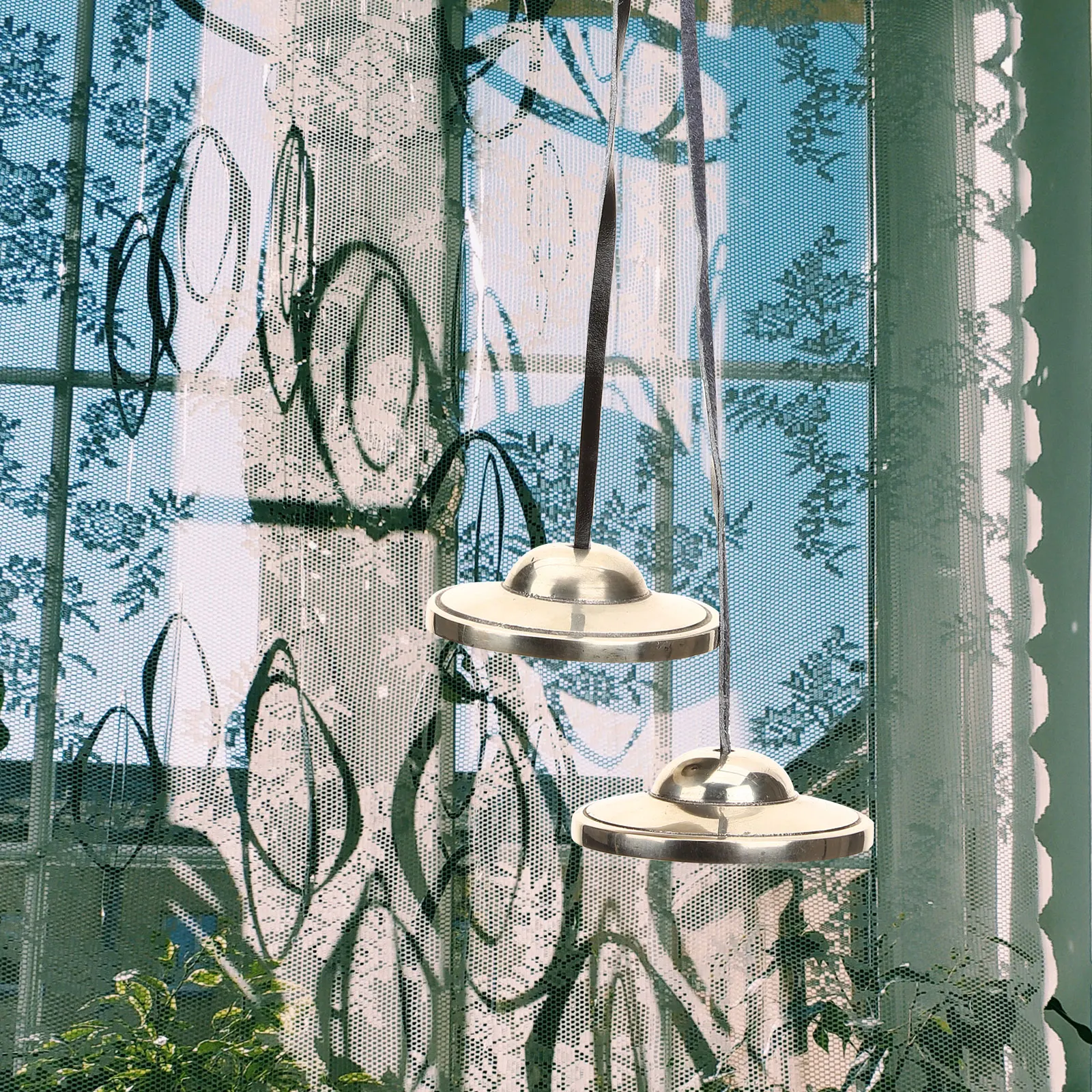 

1Set Tibetan Tingsha Cymbals Bell Premium Handcrafted Meditation Yoga Instrument for Buddhist Spiritual Practice Long Ringing