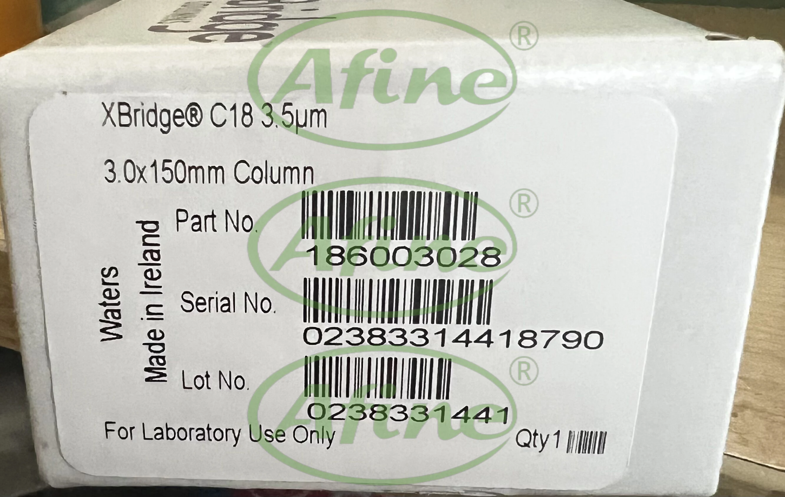 

AFINE Agilent XBridge C18 Column, Waters 186003028, 150 mm x 3 mm, 3.5 µm, 135 Å