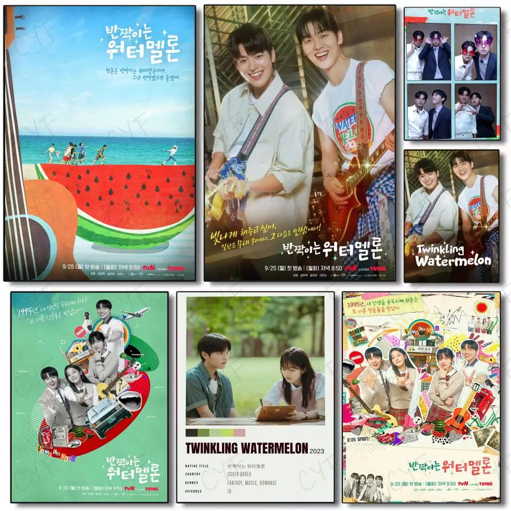 Póster del programa de televisión coreano Twinkling Watermelon, pintura mural artística para pared, decoración del hogar y regalos