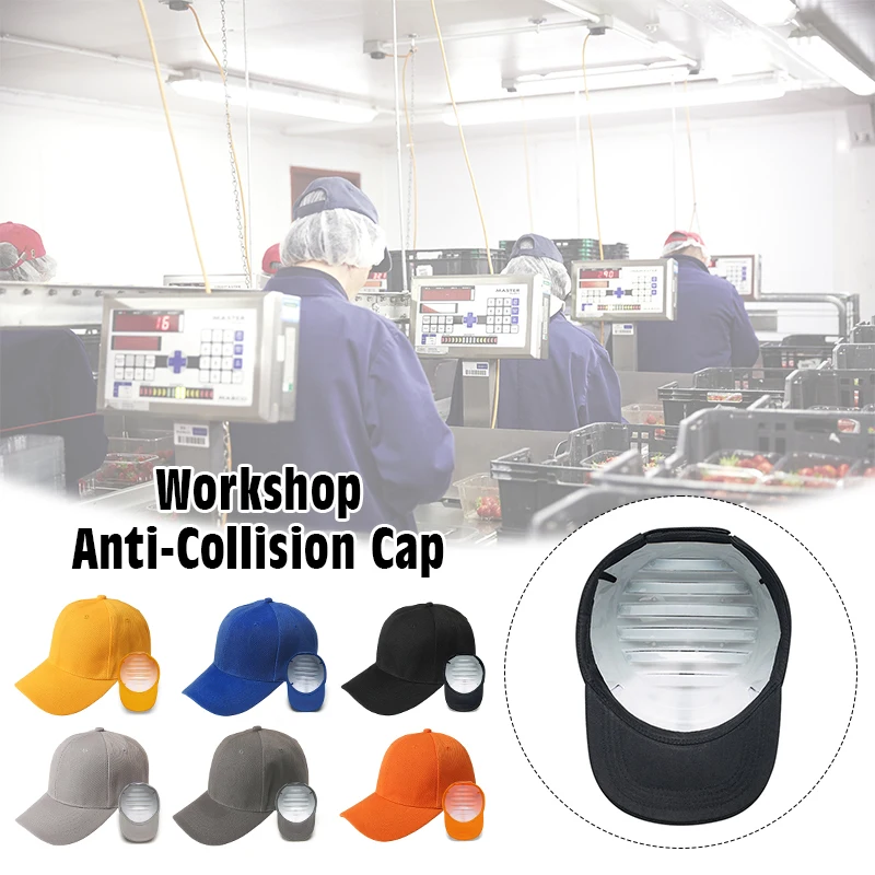 

Safety Helmet Protective Hat Labor Protection Work Cap PE Bump Cap Lightweight Anti-collision Cap Lining For Safety Baseball Hat