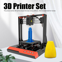 【New】EasyThreed K3 3D Printer 3D Printer Set Small Portable Home NonProfessional Mute High Accuracy DIY Printing 150 X150 X150mm