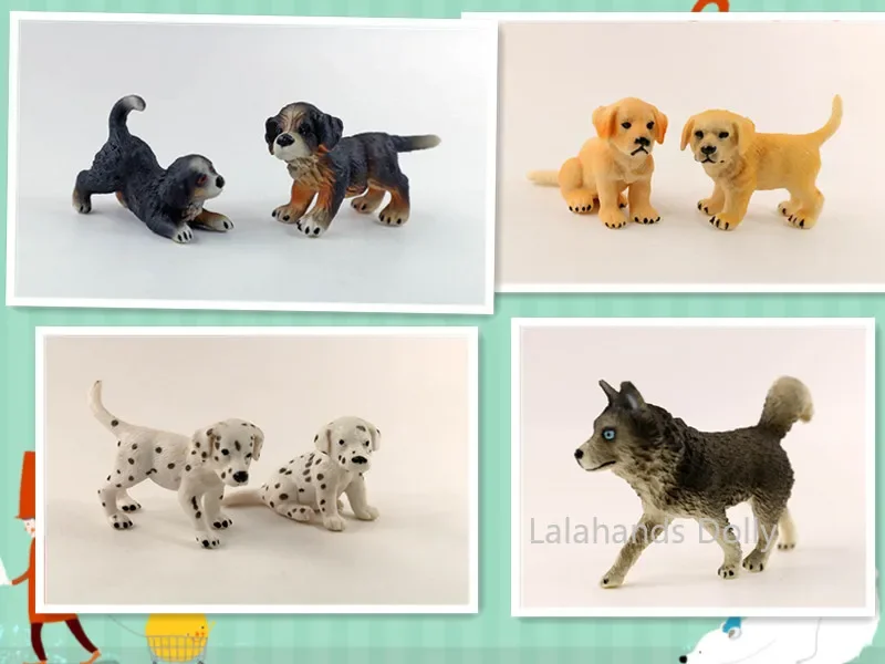 Dollhouse Cute Resin Mini Decorations for Dogs, Instagram Creative Trinkets, Car Trinkets, Doll House Tabletop Decorations