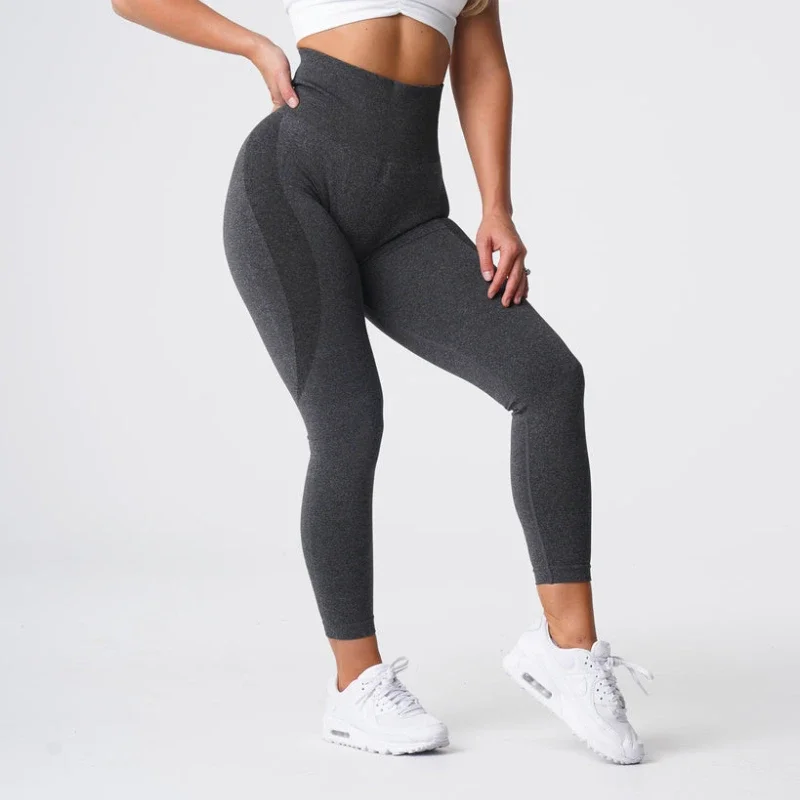 Nvgtn salpicado sem costura elastano leggings mulheres calças de treino macio roupas de fitness calças de yoga cintura alta ginásio wear