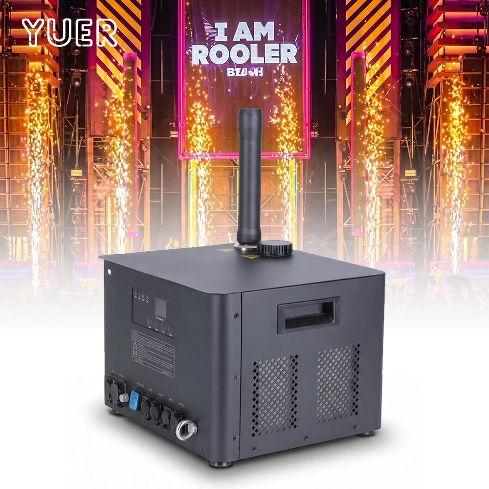 

New 740W 10m Spark Jet Machine Boom-instant Spray Burst Sparkler With DMX512 For DJ Disco Stage Wedding Event Party DJ Show