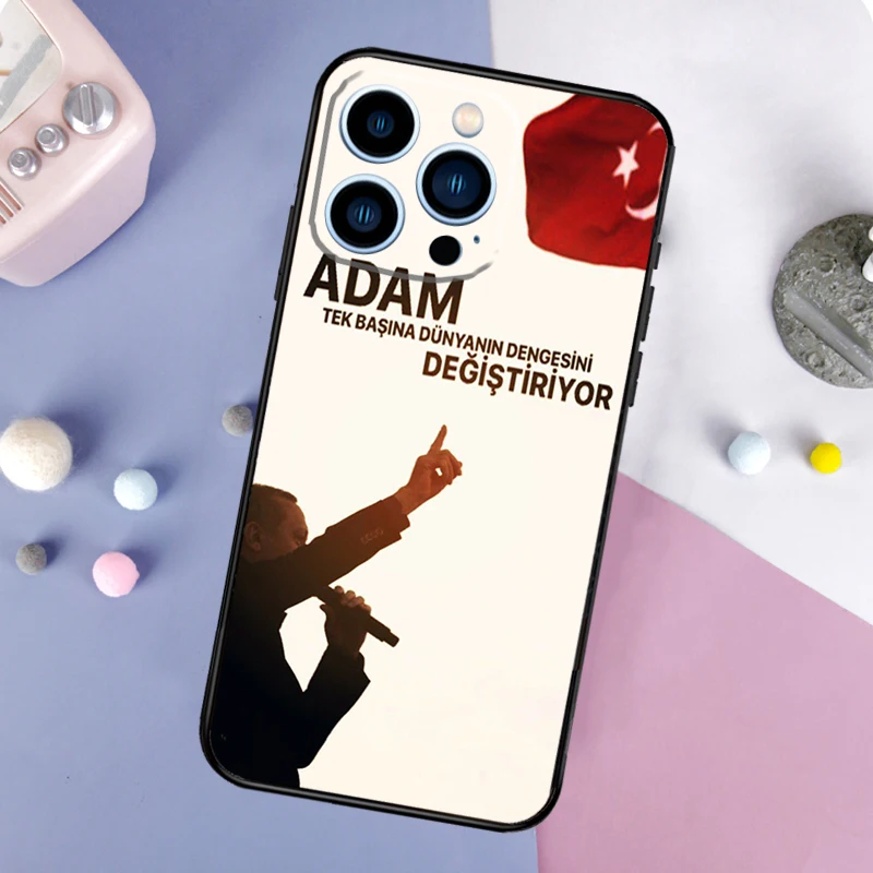 Turchia Recep Tayyip Erdogan Cassa Del Telefono Per iPhone 17 Pro Max 15 13 12 11 14 16 Pro Max Plus Mini 16e 17 Air Della Copertura Posteriore